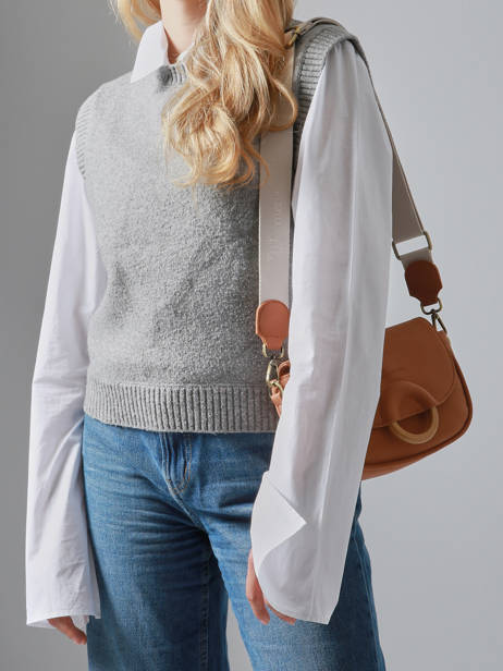 Cross Body Tas S Crocus Woomen Bruin crocus WCRO03 ander zicht 1
